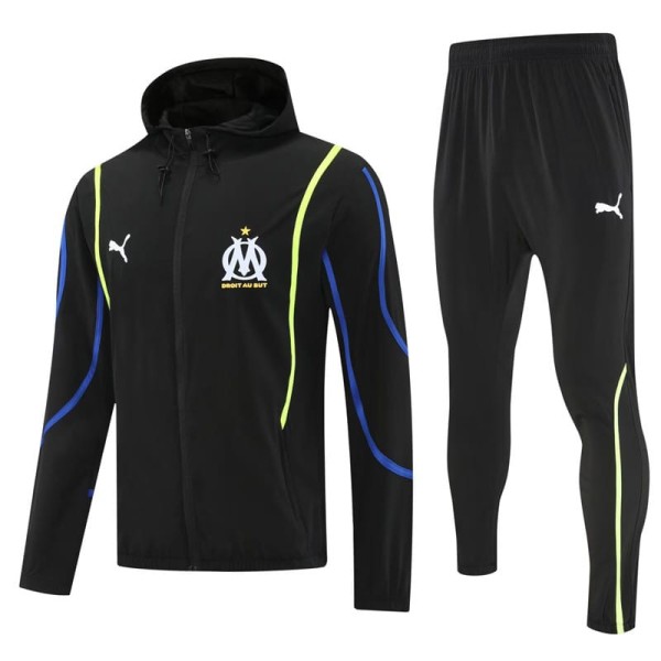 2025/26 Marseille Black Tracksuit