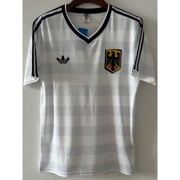 1984/85 Germany Home White Retro Soccer jersey