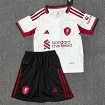 2025/26 LIV Away White Fans Kids Soccer jersey