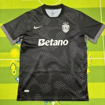 2025/26 Sporting Lisbon Black Fans Soccer jersey