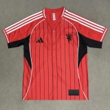 2025/26 Man Utd Special Edition Red Baseball Jersey Fans Soccer jersey