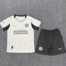 2025/26 PSV Eindhoven 3RD White Fans Kids Soccer jersey