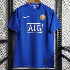 2008/09 Man Utd 3RD Blue Retro Soccer jersey