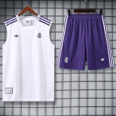 2025/26 R MAD White Training Shorts Suit