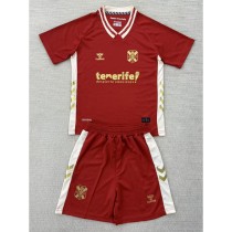 2025/26 CD Tenerife Away Crimson Fans Kids Soccer jersey