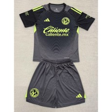 2025/26 Club America GKB Black Fans Kids Soccer jersey