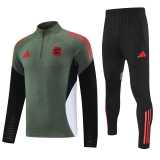2025/26 Bayern Green Half Pull Tracksuit