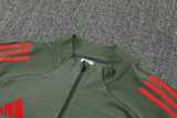 2025/26 Bayern Green Half Pull Tracksuit