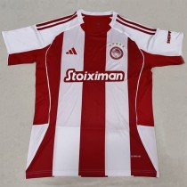 2025/26 Olympiacos FC Home Red Fans Soccer jersey