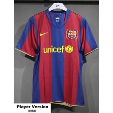 [PLAYER] 2007/08 BAR Home Red Retro Player Soccer jersey