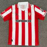 2025/26 Sporting de Gijon Home Red Fans Soccer jersey