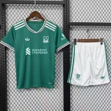 2025/26 LIV 3RD Green Fans Kids Soccer jersey