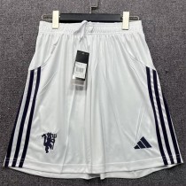 2025/26 Man Utd Home White Fans Soccer Shorts