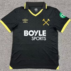 2025/26 West Ham 3RD Black Fans Soccer jersey