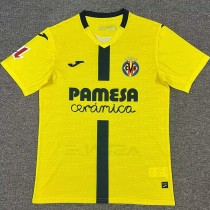 2025/26 Villarreal Home Fans Soccer jersey