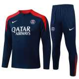 2025/26 PSG Dark Blue Half Pull Tracksuit