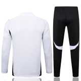 2025/26 LIV White Kids Half Pull Tracksuit