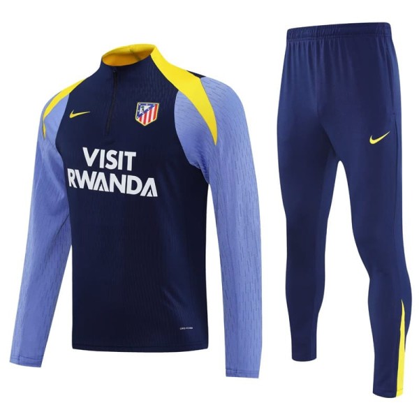 2025/26 A MAD Dark Blue Player Half Pull Tracksuit