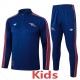 2025/26 ASN Blue Kids Half Pull Tracksuit