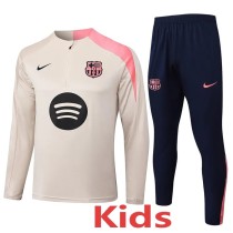 2025/26 BAR Yellow Kids Half Pull Tracksuit