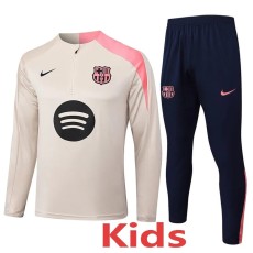 2025/26 BAR Yellow Kids Half Pull Tracksuit