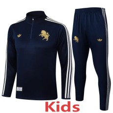 2025/26 JUV Dark Blue Kids Half Pull Tracksuit