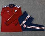 2025/26 ASN Crimson Kids Half Pull Tracksuit