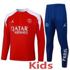 2025/26 PSG Red Kids Half Pull Tracksuit