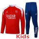 2025/26 PSG Red Kids Half Pull Tracksuit