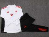 2025/26 LIV White Kids Half Pull Tracksuit
