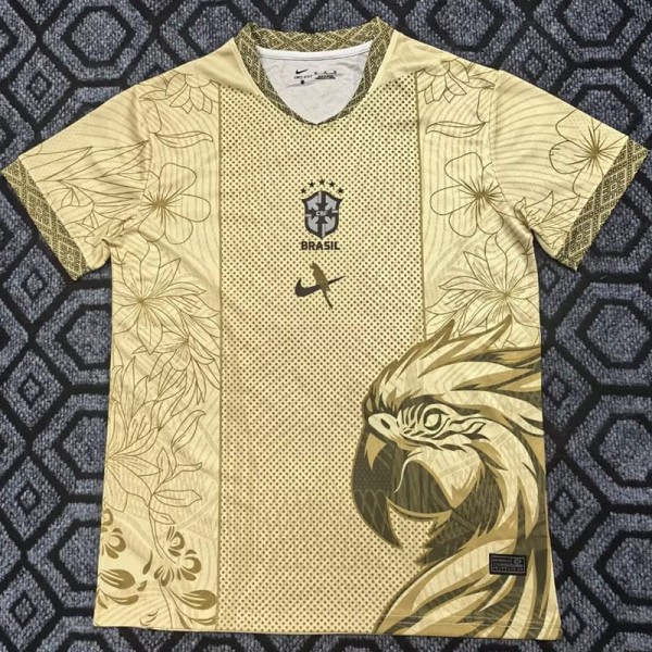 2025 Brazil Special Edition Yellow Fans Soccer jersey
