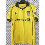 2025/26 Wrexham Away Yellow Fans Soccer jersey