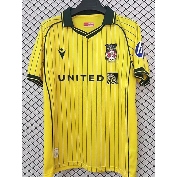 2025/26 Wrexham Away Yellow Fans Soccer jersey