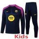 2025/26 BAR Dark Blue Kids Half Pull Tracksuit
