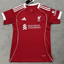 2025/26 LIV Home Red Fans Women Soccer jersey
