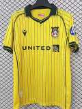 2025/26 Wrexham Away Yellow Fans Soccer jersey