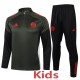 2025/26 Bayern Green Kids Half Pull Tracksuit
