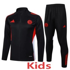 2025/26 Bayern Black Kids Tracksuit