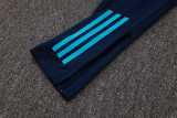 2025/26 ASN Dark Blue Kids Half Pull Tracksuit