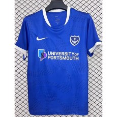 2025/26 Portsmouth Home Blue Fans Soccer jersey