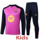 2025/26 BAR Pink Kids Half Pull Tracksuit