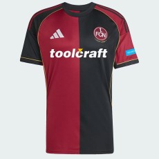 2025/26 1. FC Nurnberg Home Red Fans Soccer jersey