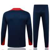 2025/26 PSG Dark Blue Half Pull Tracksuit