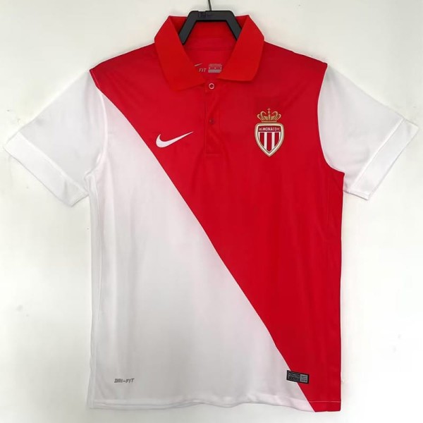 2014/15 Monaco Home Red Retro Soccer jersey