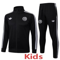 2025 Germany Black Kids Tracksuit