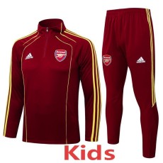 2025/26 ASN Red Kids Half Pull Tracksuit