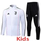 2025/26 JUV White Kids Tracksuit