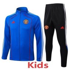 2025/26 Man Utd Fancy blue Kids Tracksuit