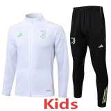 2025/26 JUV White Kids Tracksuit
