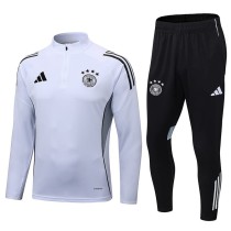 2025 Germany White Half Pull Tracksuit